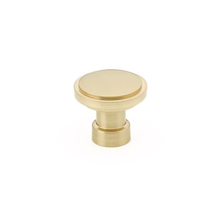 Emtek Haydon 1-1/4 in Cabinet Knob Satin Brass Finish 86697US4